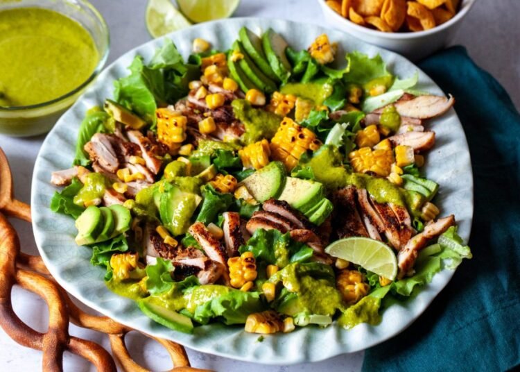 grilled rooster salad with cilantro-lime dressing – smitten kitchen