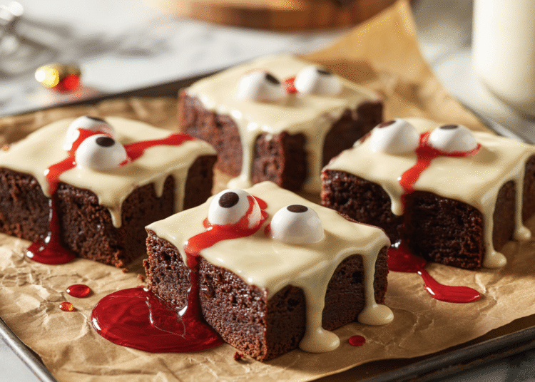 Halloween Eyeball Brownie Recipe (The Ones That Stare Again)