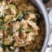 One Pan Orzo with Tuna and Zucchini