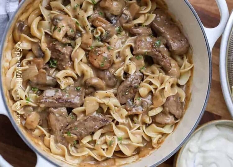 Beef Stroganoff