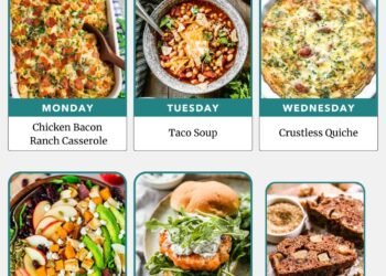 Weekly Meal Plan 9.14.25 – WellPlated.com