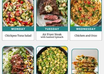 Weekly Meal Plan 9.7.25 – WellPlated.com