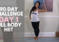90 Day Problem Day 1: Full Physique HIIT