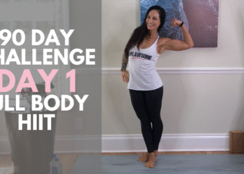 90 Day Problem Day 1: Full Physique HIIT