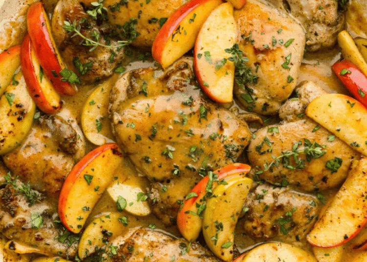 Apple Cider Rooster Thighs | Simple Fall Dinner