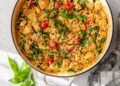 Rooster and Orzo Skillet {One Pan and 30 Minutes!|