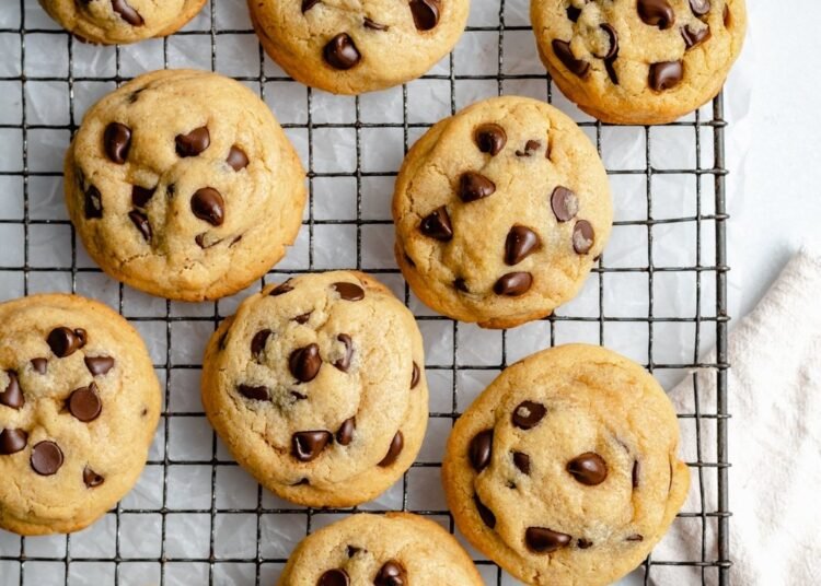 Chickpea Flour Chocolate Chip Cookies
