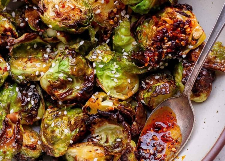 Chili Crunch Brussels Sprouts Recipe