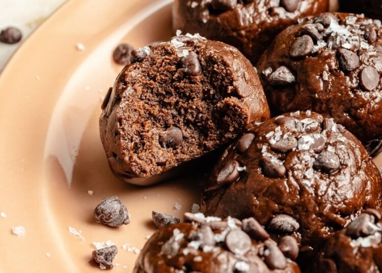 Chocolate Protein Brownie Bites (simply nut-free!)