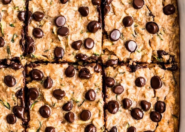 Peanut Butter Zucchini Bread Baked Oatmeal