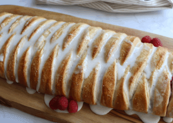 Raspberry Cream Cheese Braided Bread