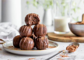 No-Bake Cottage Cheese Brownie Batter Protein Balls