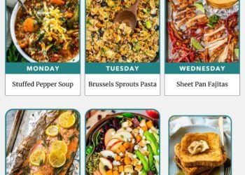 Weekly Meal Plan 10.19.25 – WellPlated.com