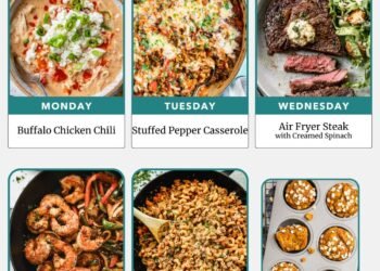 Weekly Meal Plan 10.5.25 – WellPlated.com