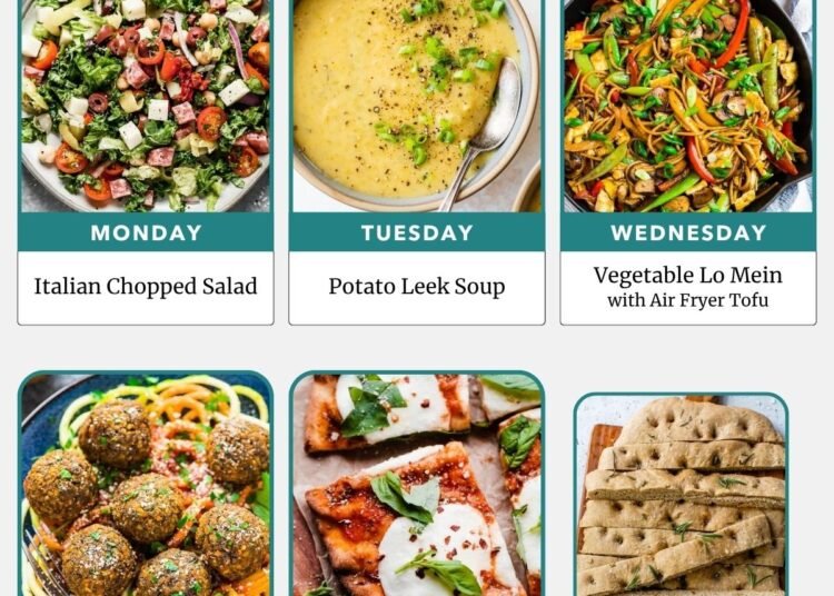 Weekly Meal Plan 10.12.25 – WellPlated.com