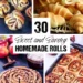 30 Candy and Savory Selfmade Rolls