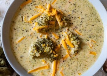 Copycat Panera Broccoli Cheddar Soup (in a Crockpot!)
