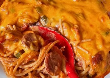 CAJUN BAKED SPAGHETTI – The Southern Woman Cooks