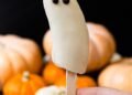 Frozen Chocolate Banana Ghost Pops