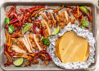 Sheet Pan Rooster Fajitas – WellPlated.com