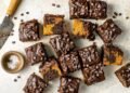 Marbled Pumpkin Cake with Fluffy Chocolate Buttercream (gluten-free!)