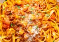 Pumpkin Bolognese Tagliatelle – Closet Cooking