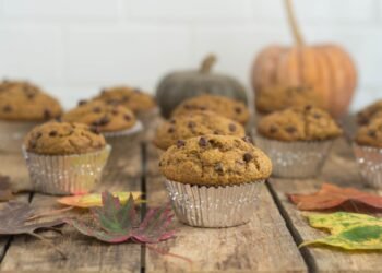 Pumpkin Chocolate Chip Muffins (Bakery-Fashion Dimension!)