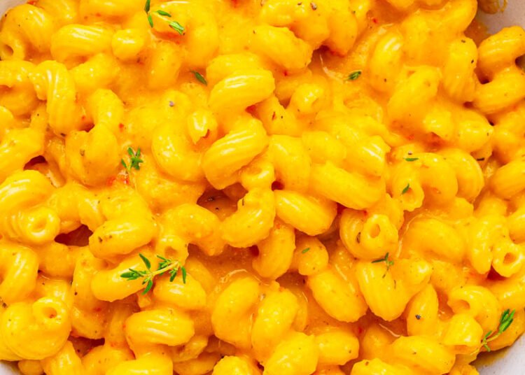 Roast Butternut Squash and Feta Pasta