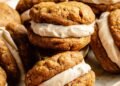 Salted Brown Butter Pumpkin Oatmeal Cream Pies