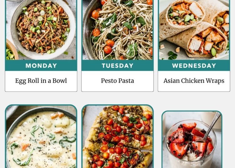 Weekly Meal Plan 11.23.25 – WellPlated.com