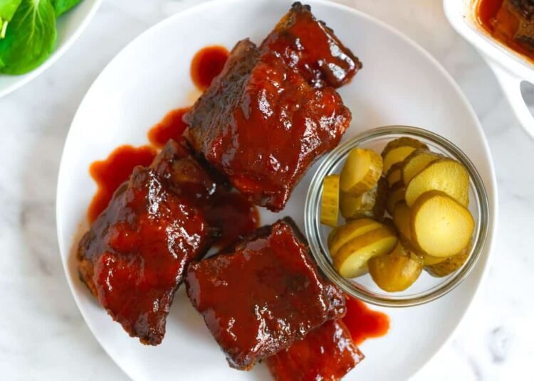 Fall Off the Bone Oven Baked Beef Ribs Recipe