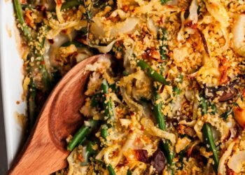 The Greatest Wholesome Inexperienced Bean Casserole (no canned soup!)