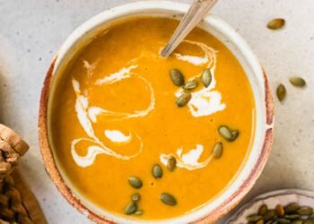 Pumpkin Ginger Coconut Soup (with Canned Pumpkin)