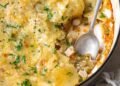 Leftover Turkey Pot Pie Gratin