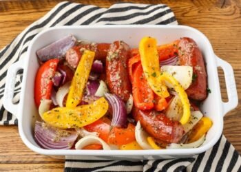 Tremendous Simple Sausage and Peppers