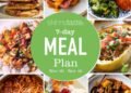 Free 7 Day Wholesome Meal Plan (Nov. 10-16)