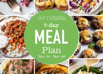 Free 7 Day Wholesome Meal Plan (Nov. 24-30)