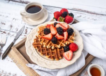 The Finest Protein Waffles Recipe (45g Protein Per Serving)