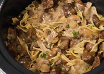 Crock Pot Beef Stroganoff