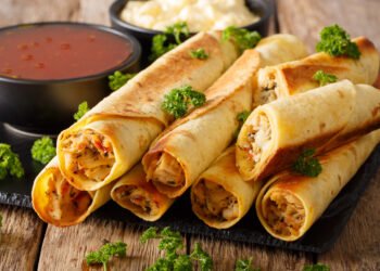 Creamy Baked Rooster Taquitos – SHK
