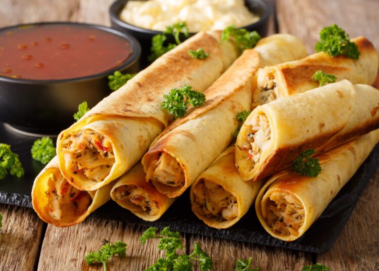 Creamy Baked Rooster Taquitos – SHK