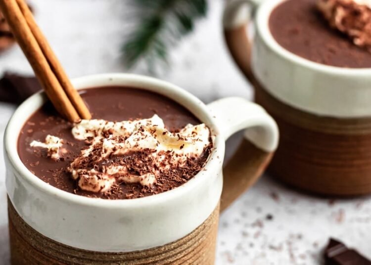 The BEST Wholesome Sizzling Chocolate Recipe (vegan & dairy-free!)