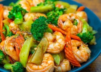 Shrimp and Broccoli Stir Fry