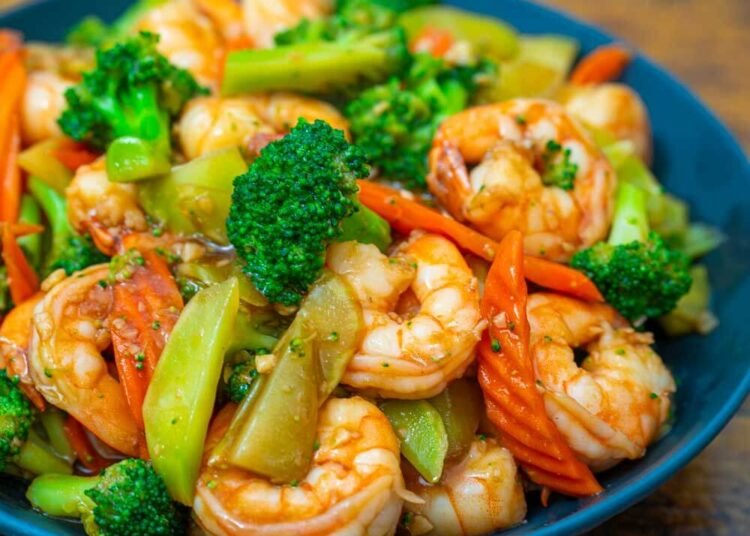 Shrimp and Broccoli Stir Fry