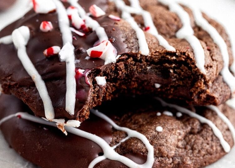 Demise by Chocolate Peppermint Cookies (the very best vacation cookie!)
