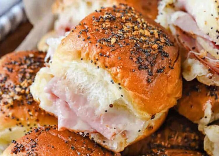 Baked Ham and Cheese Sliders