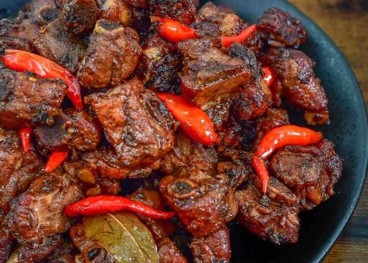 Spicy Pork Ribs Adobo – Panlasang Pinoy