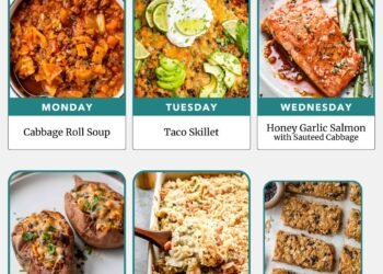 Weekly Meal Plan 1.25.26 – WellPlated.com