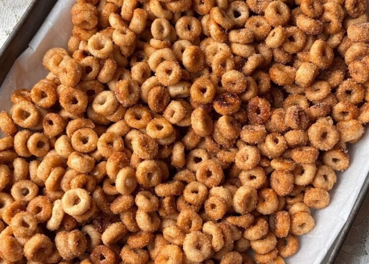 HOT BUTTERED CHEERIOS – The Southern Girl Cooks