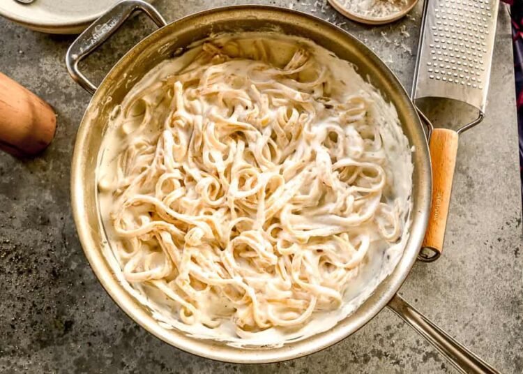 Cottage Cheese Alfredo Sauce